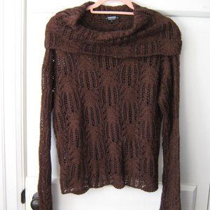 Coccole Made in Italy Wool Blend Crochet Sweater